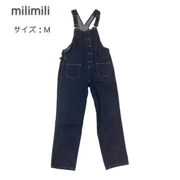 milimili 밀리밀리 데님 살로펫 오버롤