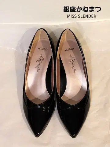 새상품 긴자 카네마츠 24cm MISS SLENDER 펌프스