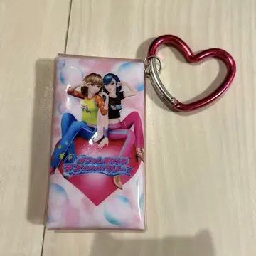 러브 and 베리 접이식 클리어 파우치 핑크