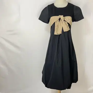 새상품급 HIROKO BIS 원피스 미디 기장 벌룬  리본 9