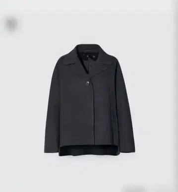 유니클로 J 더블 페이스 자켓 블랙