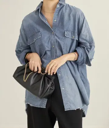 [ 새상품급 ] plage Chambray 셔츠 플라주