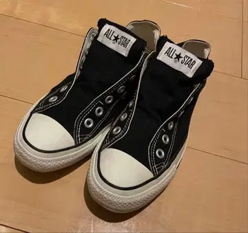 컨버스 올스타 스니커즈 블랙 슬립온