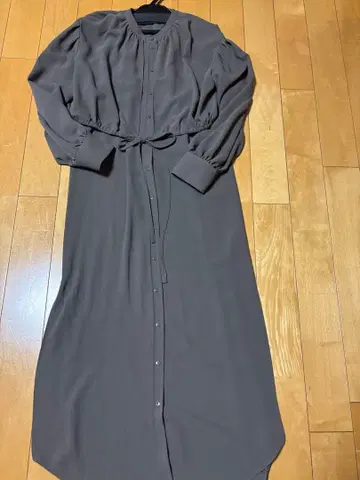 ZARA 버튼업 롱 드레스
