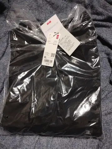 XL 블랙 UNIQLO 유니클로 워셔블 3D 니트 후드티 페데러