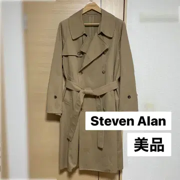 스티븐 앨런 베이지 트렌치코트