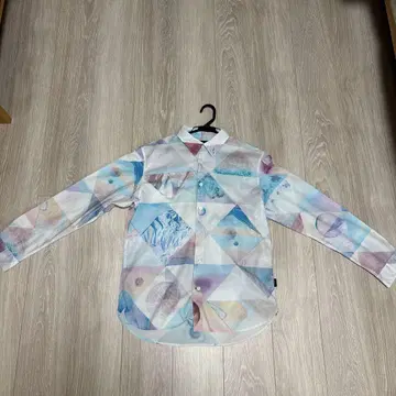 Paul Smith Jeans 기하학 패턴 우주 패턴 긴팔 셔츠 M