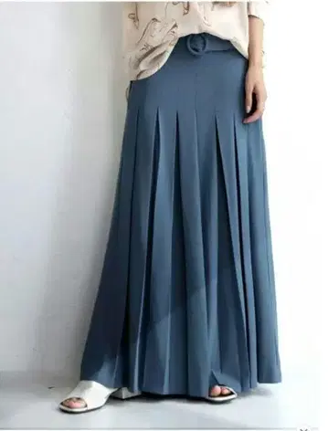 안티카 플리츠 와이드 팬츠