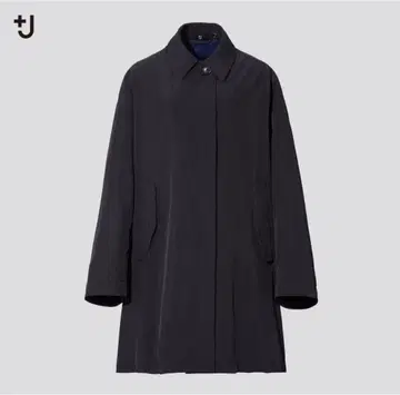 유니클로 +J 오버 사이즈 라이트 코트 블랙 M