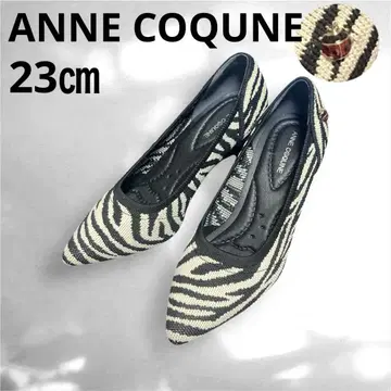 [ 컨디션 최상 ] 앙 코퀸 레이디버드 니트 펌프스 제브라 무당벌레