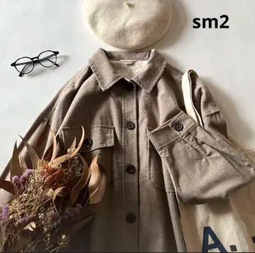 a259*새상품 사만사 모스모스 워크 테이스트 오버 실루엣 자켓