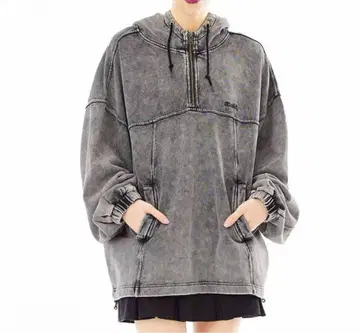 X-girl ACID WASH SWEAT HOODIE