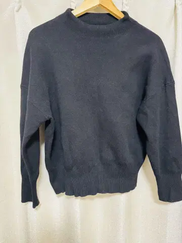 URBAN RESEARCH DOORS 보틀넥 KNIT 풀오버 블랙