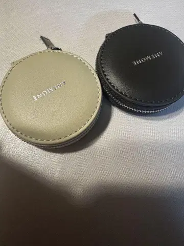 ANEMONE 블랙 화이트 주얼리 액세서리 파우치 케이스