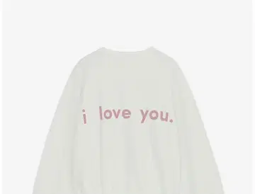 귀중 미개봉 새상품 encircle Love letter sweat