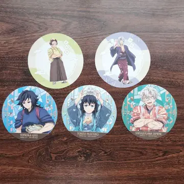 귀멸의 칼날 토부 동물공원 후드 특전 코스터 세트