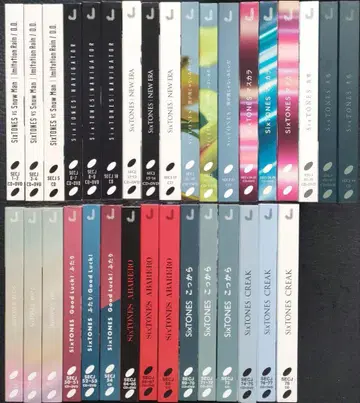 SixTONES 역대 CD 싱글 11 타이틀 전 형태 33장 초회 DVD
