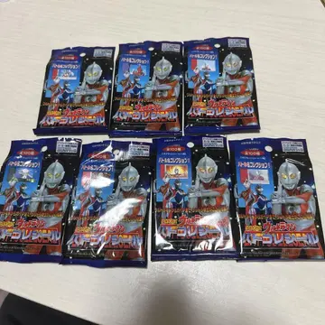 CH2666 레어 반다이 울트라맨 배틀 컬렉션 씰 7팩