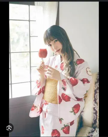 메종 드 플뢰르 사과 유카타