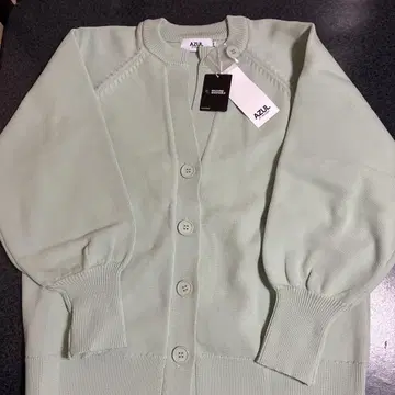 AZUL BY MOUSSY 래글런 슬리브 세미롱 가디건
