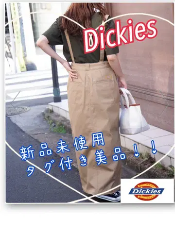 [택 포함 미사용 새상품] Dickies 서스펜더 타이트 스커트