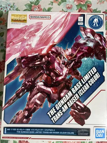 건담베이스 한정판 MG 1/100 트랜잠 라이저 클리어 컬러