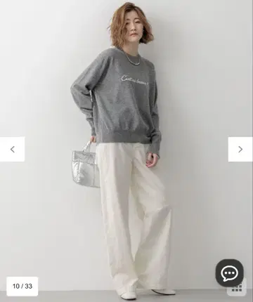 23구 DENIM 벨벳 스트레치 와이드 팬츠
