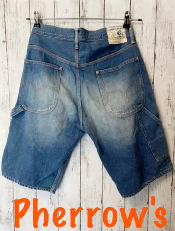 Pherrow's 데님 숏팬츠