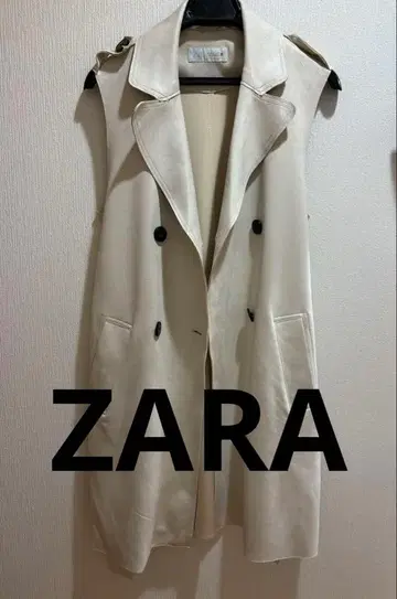 ZARA 트렌치 베스트 벨트 포함