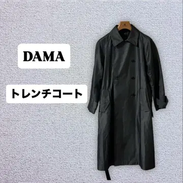 DAMA 블랙 트렌치코트 아우터 남성복