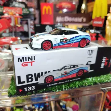 상품 No.3679 MINI GT LBWK 닛산 GT R MARTINI