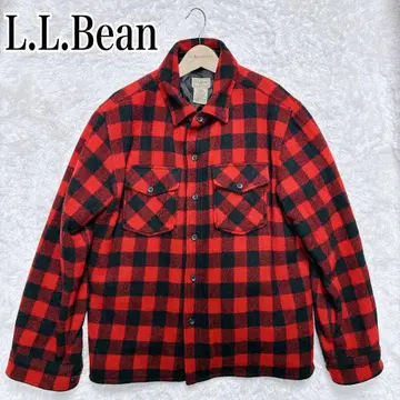 상태 좋음 LLBEAN 블록 체크 울 셔츠 플리마켓 로프트 엘엘빈