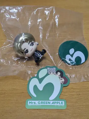 Mrs.GREENAPPLE 제일복권 와카이 히로토 피규어 & 스티커