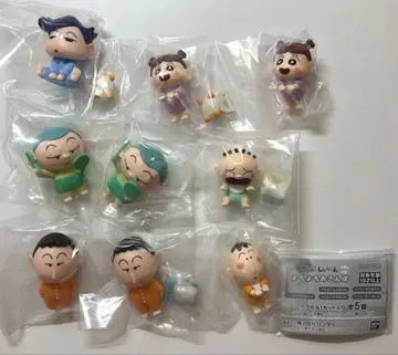 짱구는 못말려(크레용 신짱) 가챠가챠 마스코트 9점 묶음 판매