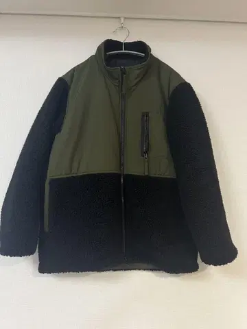 SHIPS 보아 자켓 Medium 올리브 블랙
