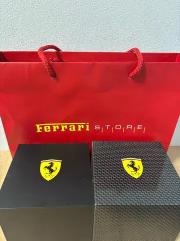 Ferrari 손목시계 블랙/레드