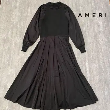 AMERI KNIT DOCKING VOLUME DRESS