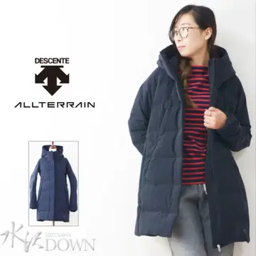 DESCENTE 91WUJ LADY'S 다운 자켓 블랙