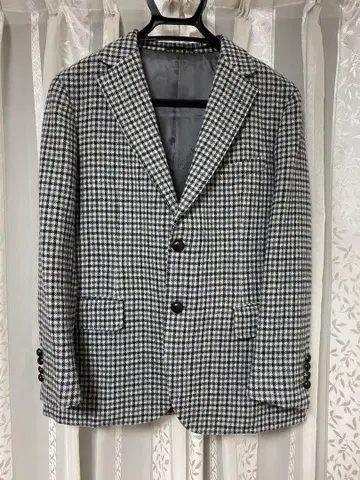 매킨토시 체크 무늬 자켓