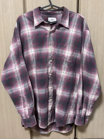 J.CREW 90s 자이언트 택 섀도우 체크 M 사이즈