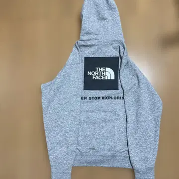 THE NORTH FACE 그레이 후디 두꺼운 원단