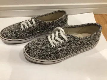 VANS 니트풍 스니커즈 그레이/화이트