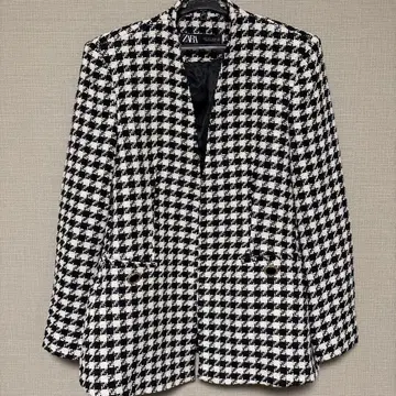 ZARA 노카라 하운드투스 자켓 L