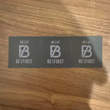 BE:FIRST 해시태그 캠페인 스티커 3개 세트