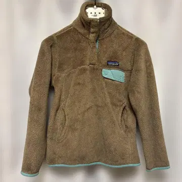 patagonia 브라운 플리스 자켓 하프 지퍼