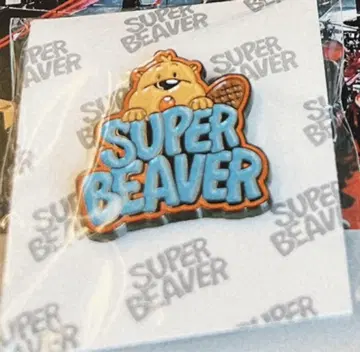 superbeaver 핀 배지 블루 슈퍼 비버