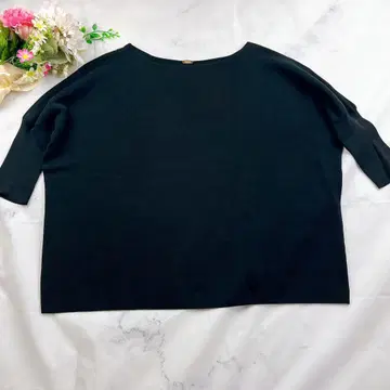 새상품급 MUSE Deuxieme Classe 실크 니트 빅 실루엣