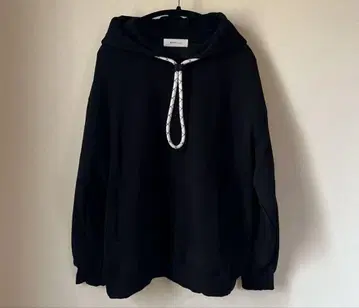 새상품급 MEDOC original 블랙 후드티 자수 포함