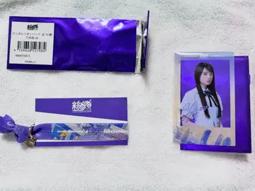 노기자카46 야타 모에카 신참자 리본 밴딩 폴라로이드풍 클리어 카드