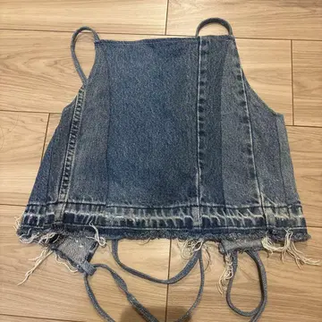 MALION vintage 데님 뷔스티에